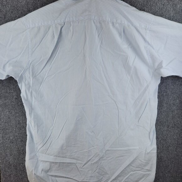 Thomas Pink Long Sleeve Button Up Cotton Ireland Blue Striped Superfine 17 34 - Picture 16 of 16